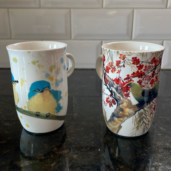 Two Teavana Ceramic Tea Infusers (Cup, Lid, and Infuser Basket) - Picture 6 of 8